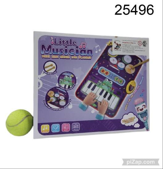 Imagen de LITTLE MUSICIAN ALFOMBRA PIANO BATERIA 11.25